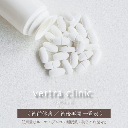 術前休薬/術後再開 一覧表